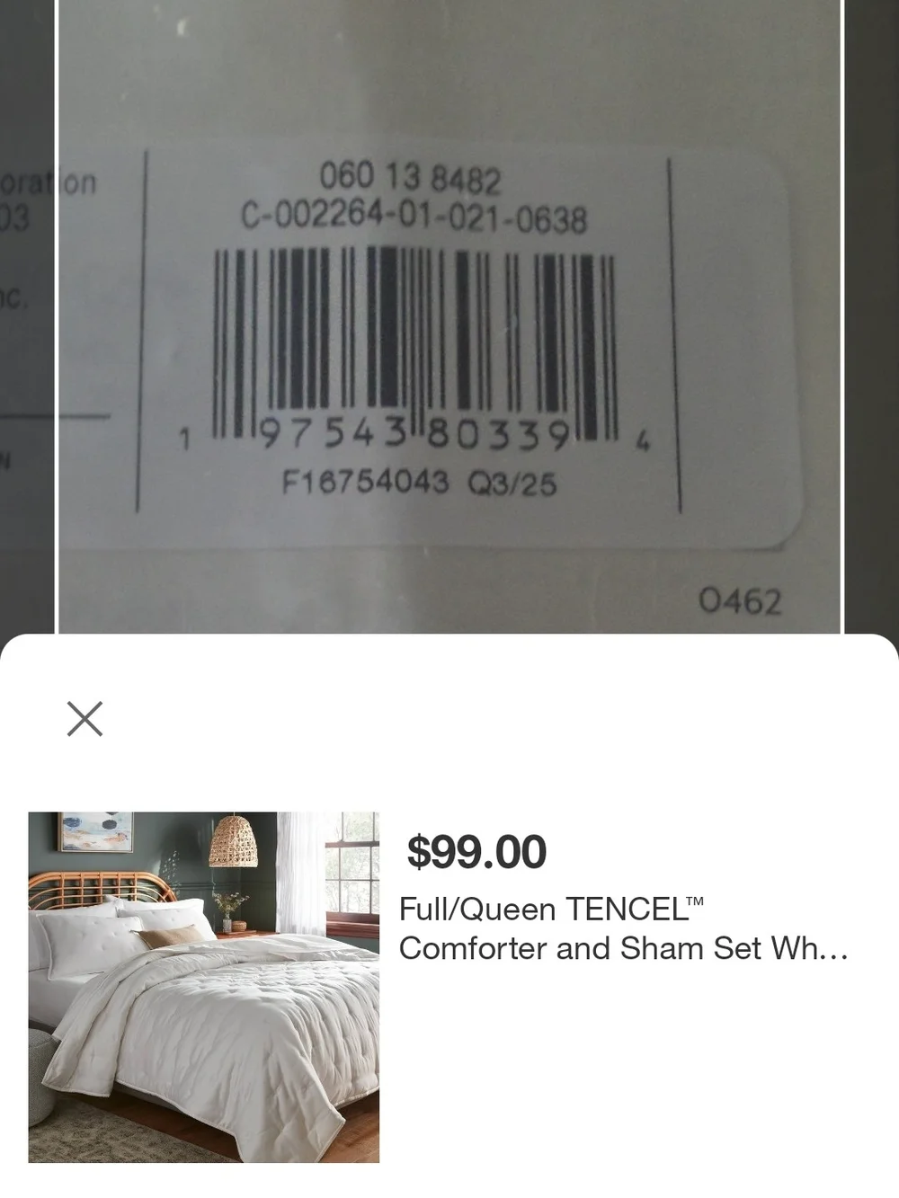Threshold White TENCEL™ Lyocell Comforter Set